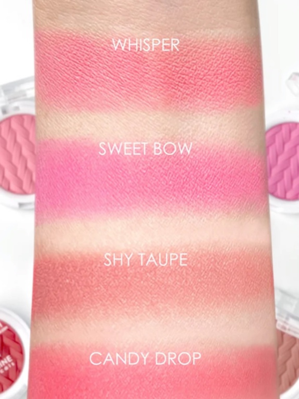 NWT Seraphine Ribbon Blush Soft-Focus Blushin Whisper Pink - Picture 3 of 9